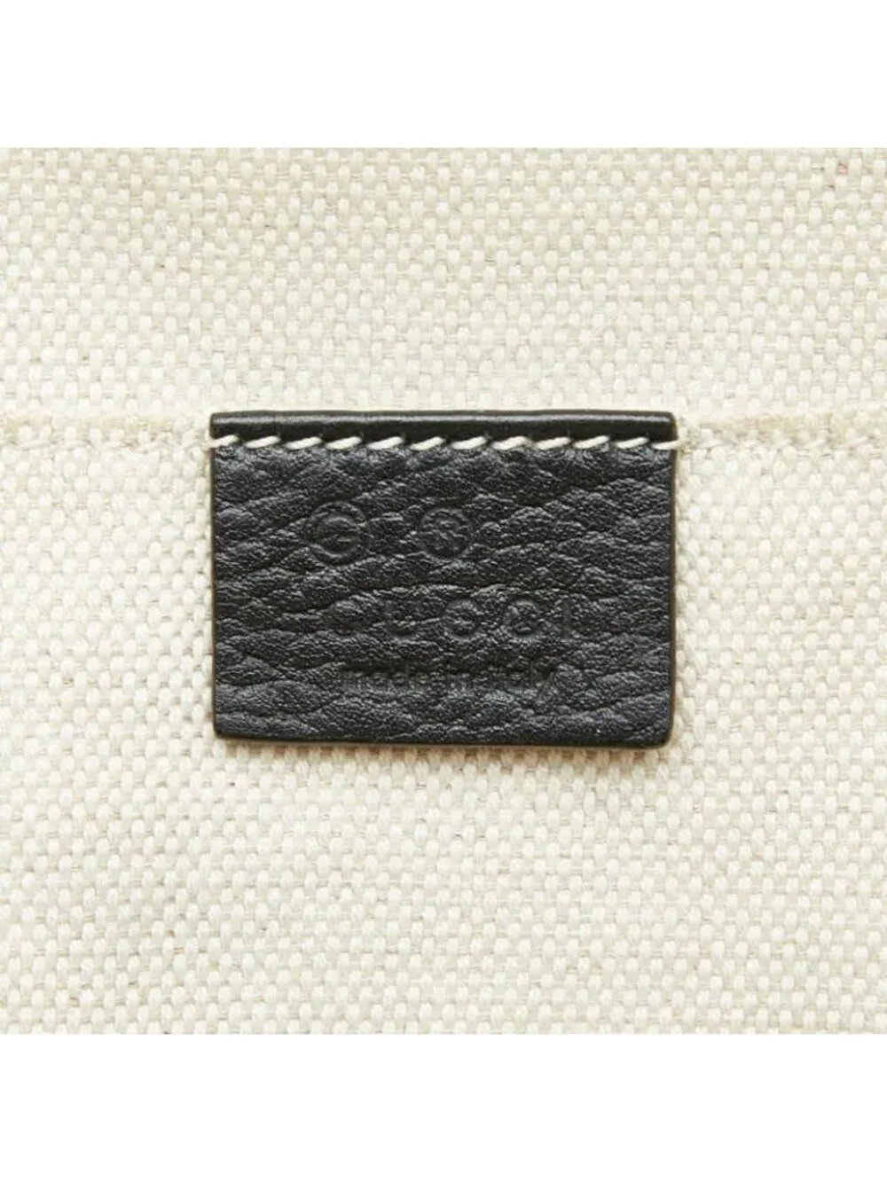 Gucci Soho Interlocking Backpack Black Leather - Picture 7 of 8